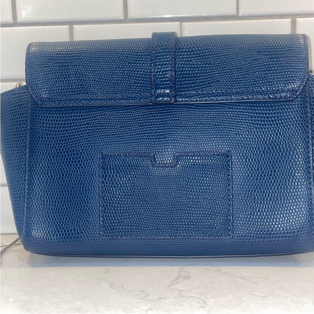 Kate Spade Riverside Emmie Textured Blue Crossbody Bag - Picture 5 of 10